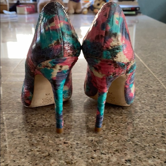 Multicolored Charles David heels - Picture 6 of 14